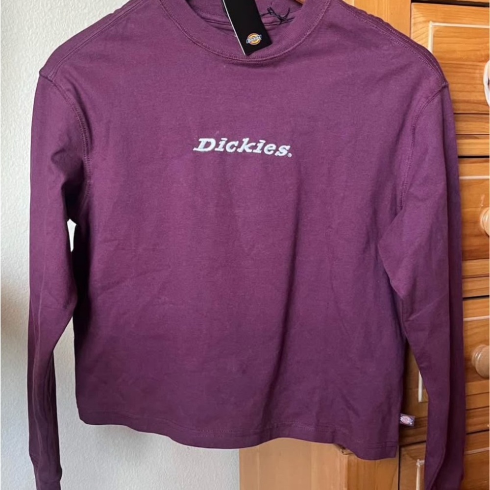 Dickies Maroon Long Sleeve Tee